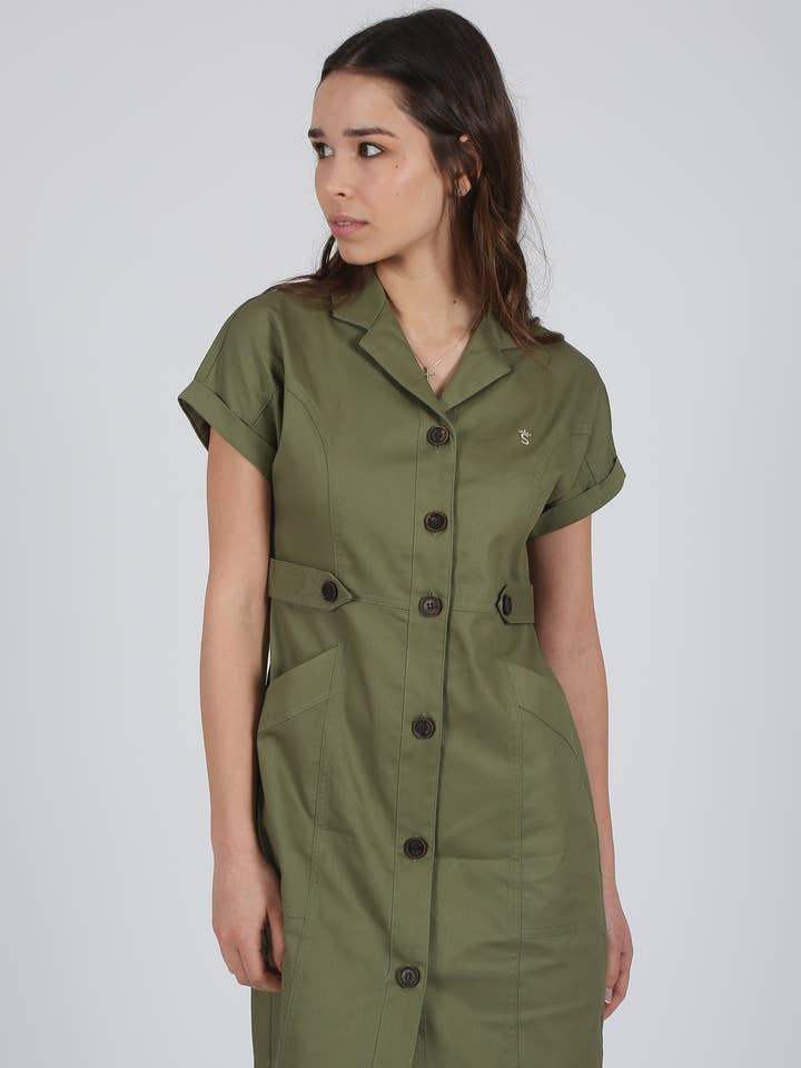 Kaki-Kleid für den Großhandel von Solera