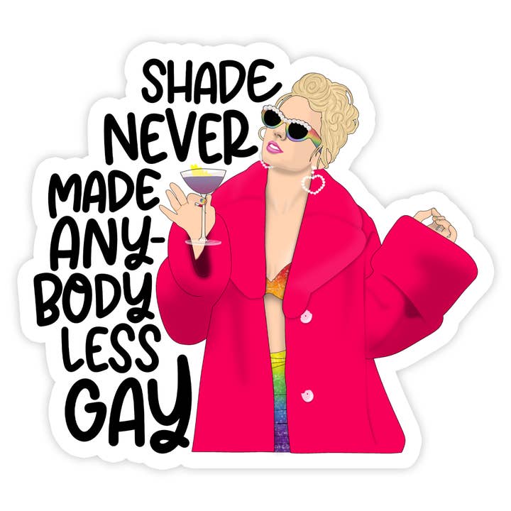 TS YNTCD Pride Quote Sticker for wholesale by Shop Trimmings