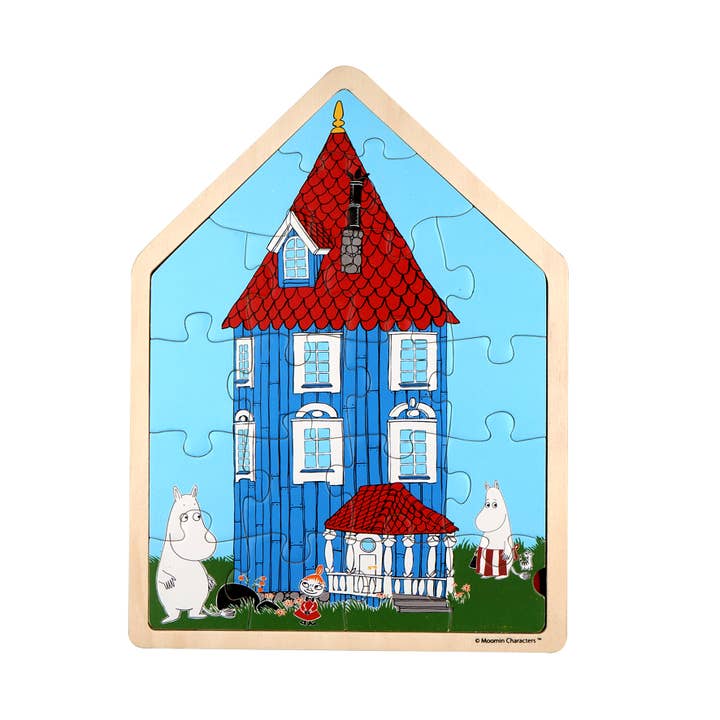 Barbo Toys – wholesale Pussel - Barn – Mumin - Träpussel för bebisar - Hus