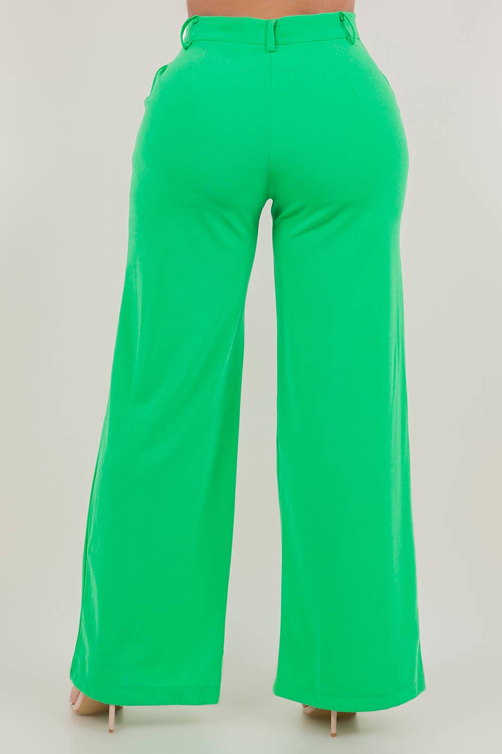 Fashion Space - Wholesale Pants - Women's - Women's Loose Fit Solid Pants3