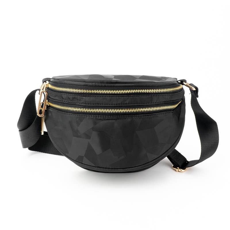 Babs + Birdie - Wholesale Belt Bag - Women's - The Samantha | Double Zipper Sling Bag0
