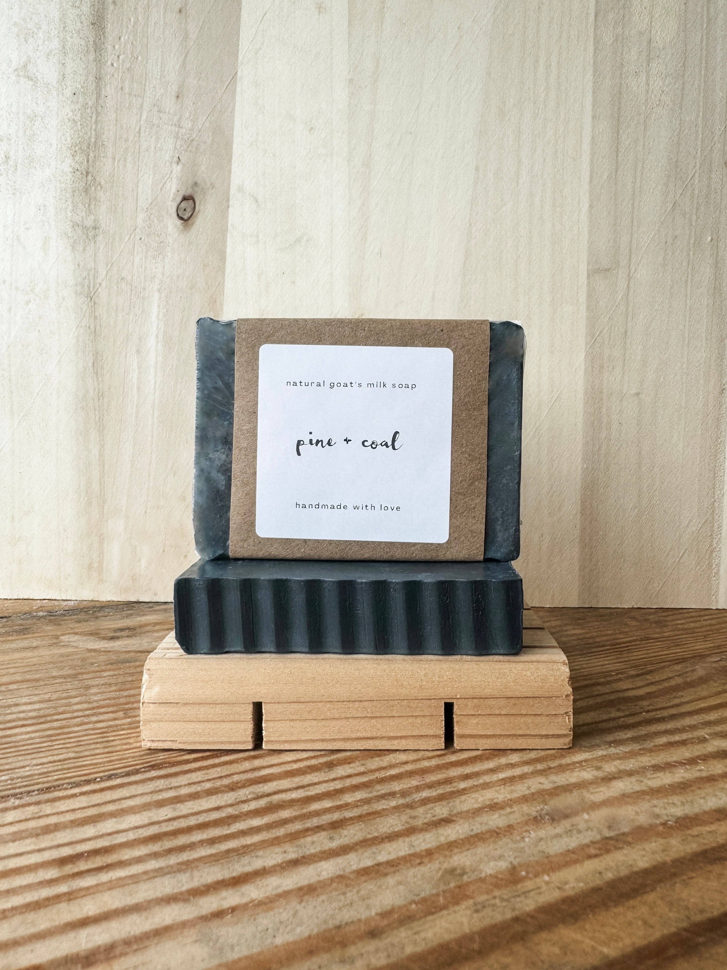 Aspen Essence - Wholesale Bar Soap - Pine + Coal Soap | Activated Charcoal & Pine1