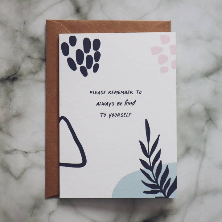 Friendship Card - Be kind to yourself for wholesale by Harris Card Co