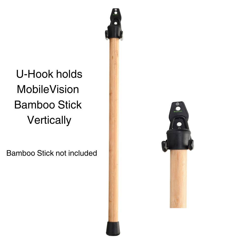MobileVision - Wholesale Kitchen Storage/Organizer - U-Hook for Bamboo Stick Storage1