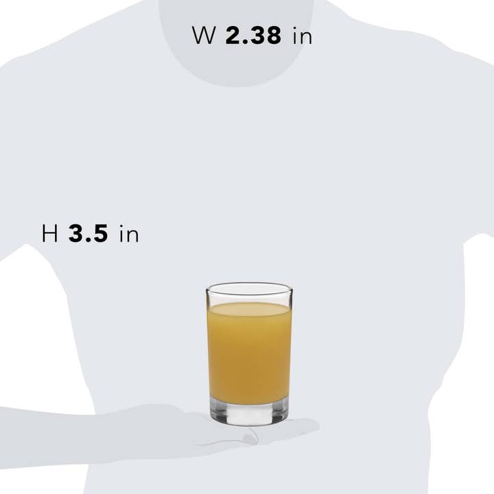 Libbey - Wholesale Drinking Glass/Cup - Libbey Heavy Base Juice Glasses, 5.5-ounce, Set of 8