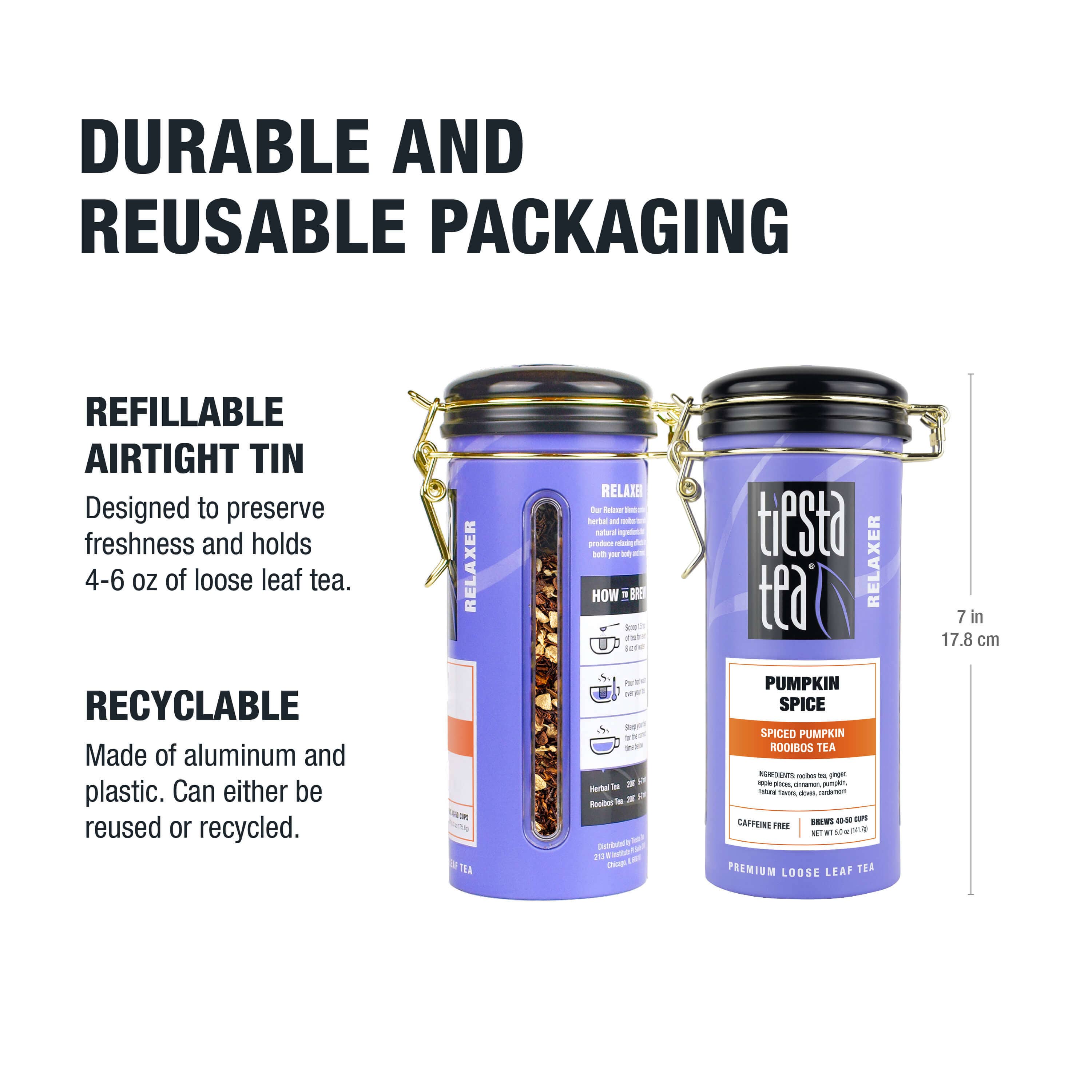 Tiesta Tea Company (loose leaf teas & accessories) - Wholesale Loose tea - Pumpkin Spice Tea | Spiced Pumpkin Rooibos Loose Leaf6