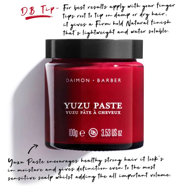 Daimon Barber - Wholesale Hair Styling Gel/Mousse - Yuzu Paste1