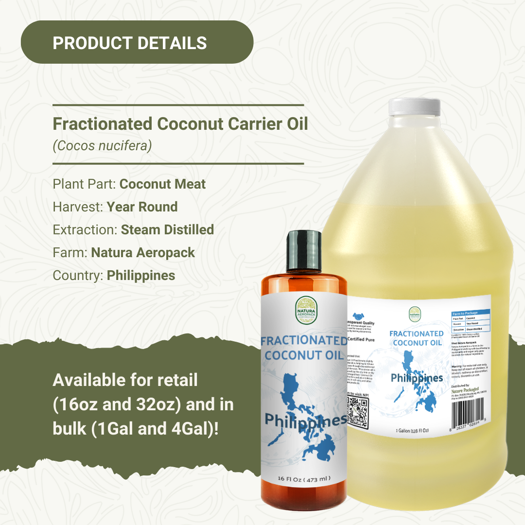 Nature Packaged - Wholesale Bath/Body Oil - Fractionated Coconut Oil - 100% Pure - Farm-Direct Sourcing8