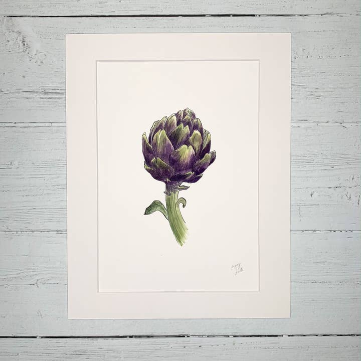 Artichoke - Fine Art Print for wholesale by Esmay Luck Art