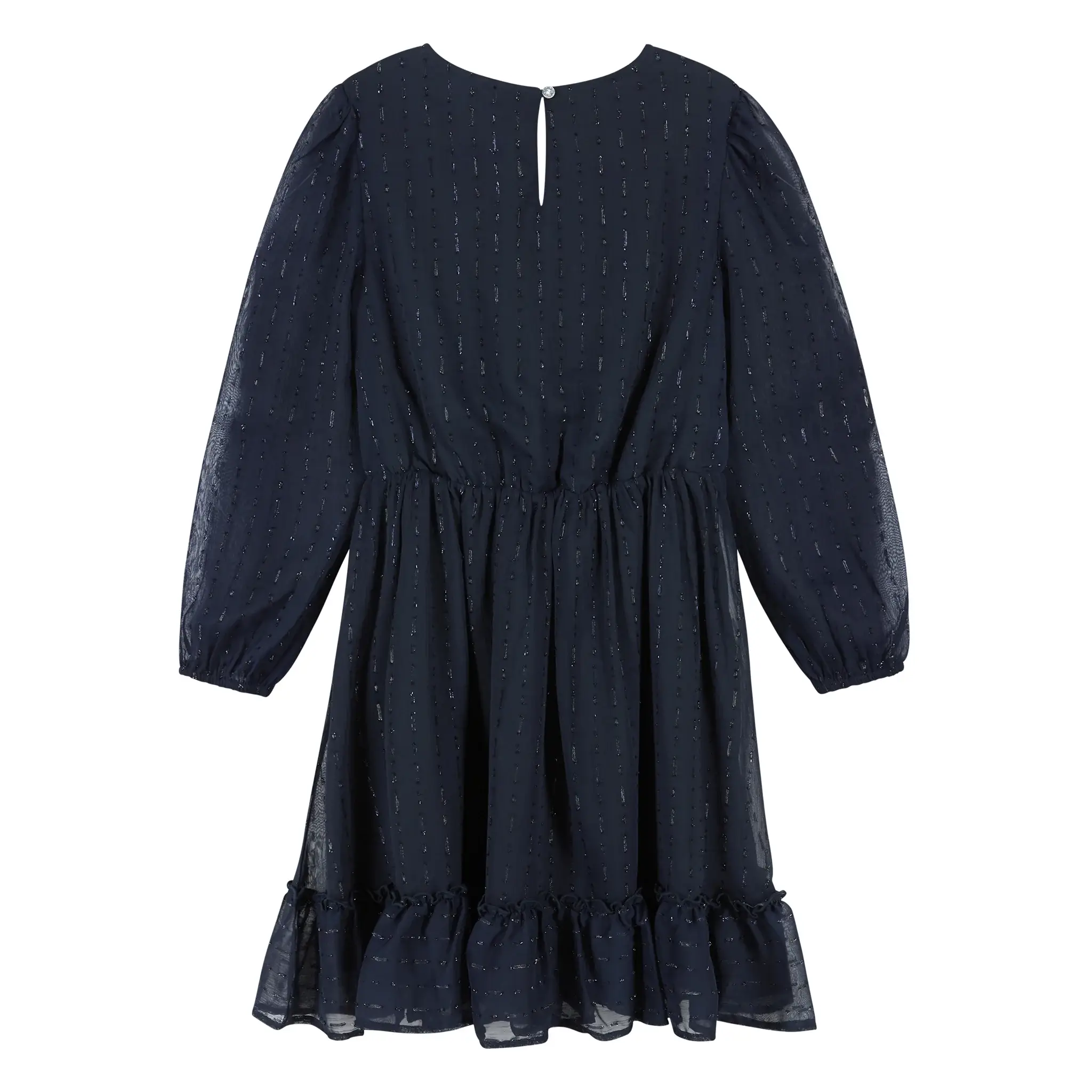 Navy Girls Tween Starry Elegance Holiday Dres for wholesale on Faire2