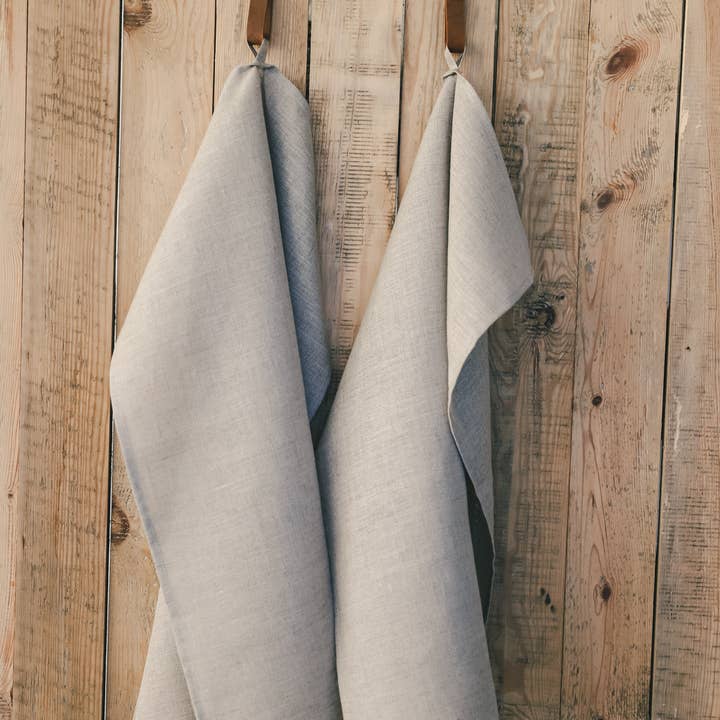 Epic Linen - Wholesale Tea Towel - Classic Natural Linen Towel Set of 20