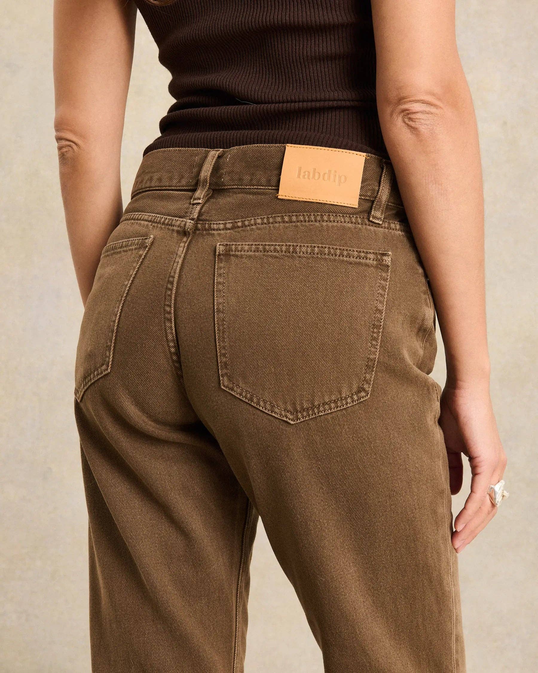 LABDIP - Wholesale Jeans - Women's - PARKER DENIM DYE CAFE - STRAIGHT DENIM PANTS4