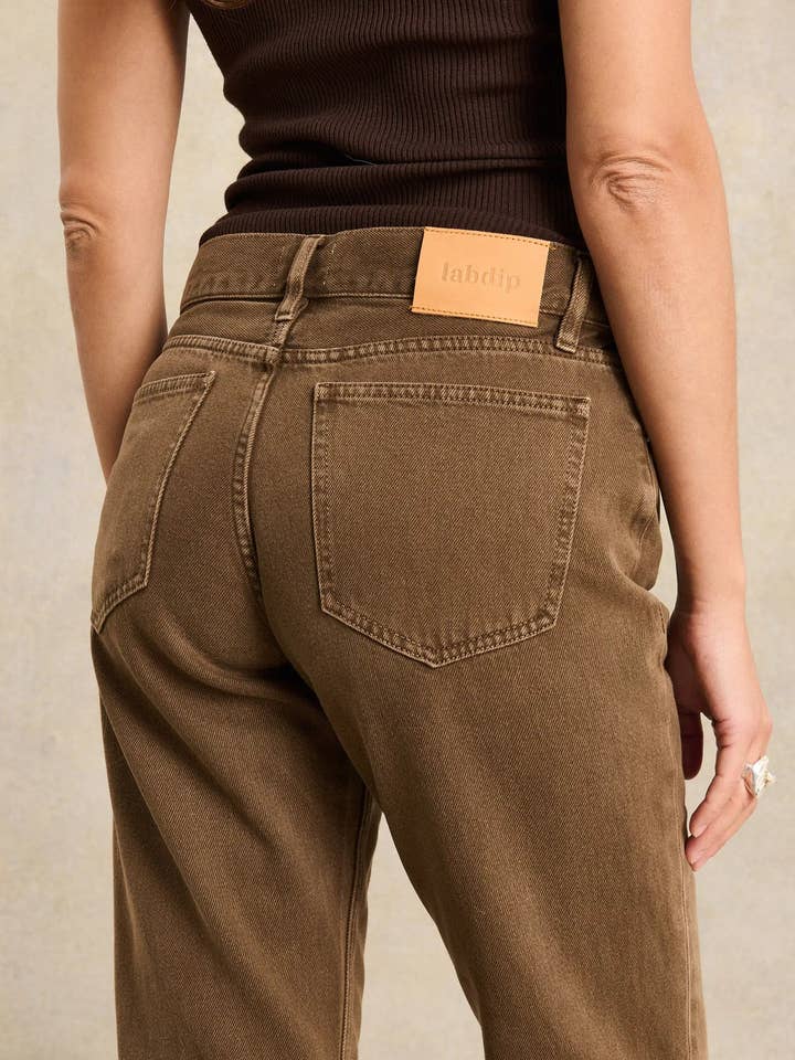 LABDIP - Wholesale Jeans - Women's - PARKER DENIM DYE CAFE - STRAIGHT DENIM PANTS4