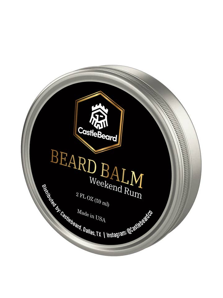 Weekend Rum 2oz Beard Balm for wholesale by Castlebeard