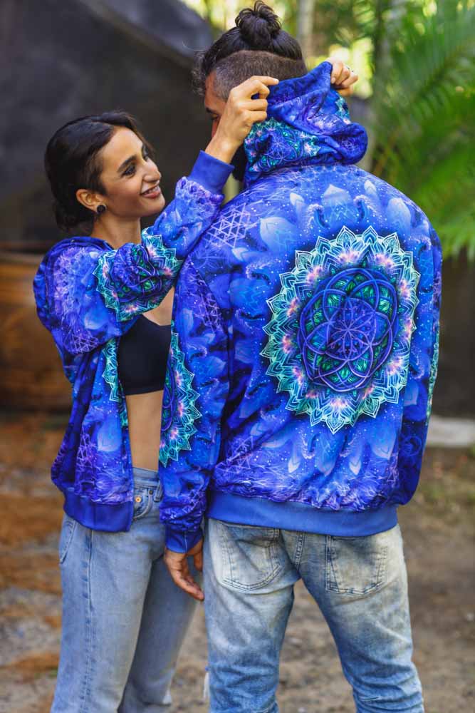 Mystic Mind - Wholesale Hoodie - Unisex - Sacred Geometry Hoodie | Fractal Hoodie | Psy Clothing | Festival Hoodie | Psychedelic Sweater | Raising Color (HD)0