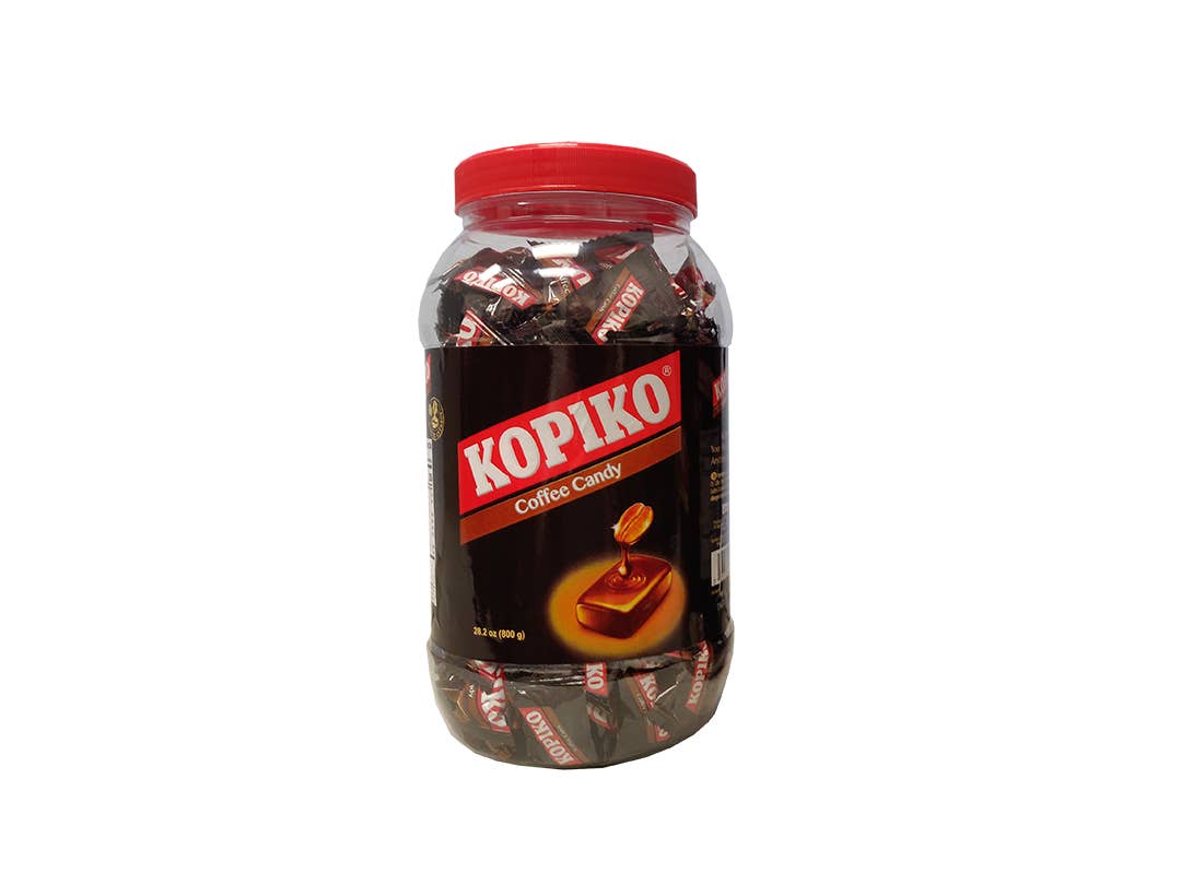 Takari International, Inc. - Wholesale Hard Candy - Kopiko Coffee Candy Jar- 6 Jars/Case, 28.2oz(800g)