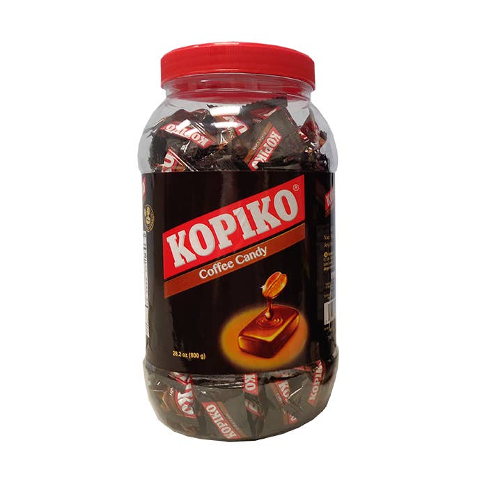 Takari International, Inc. - Wholesale Hard Candy - Kopiko Coffee Candy Jar- 6 Jars/Case, 28.2oz(800g)0