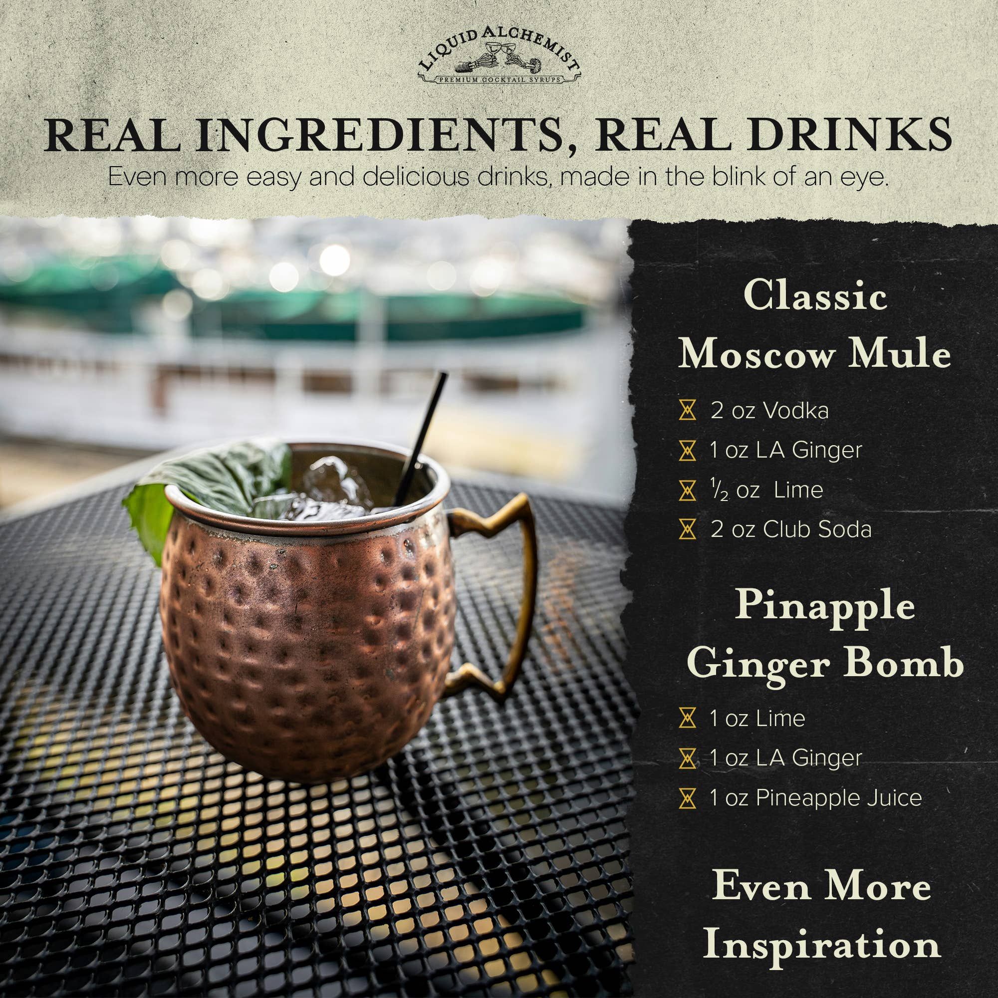 Liquid Alchemist Syrups - Wholesale Cocktail Mix/Syrup - Ginger Cocktail Syrup4