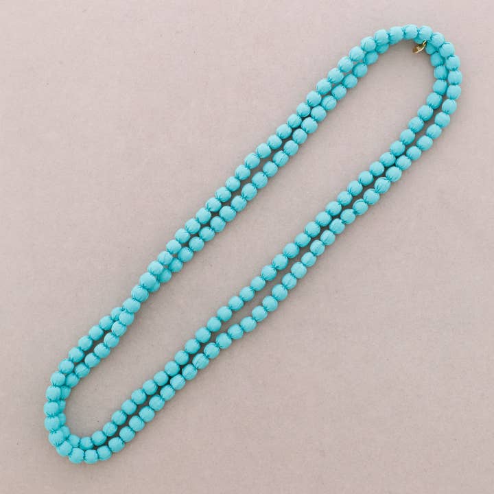 Lange Halskette mit beschichteten Perlen 8 mm x 1,5 m für den Großhandel von Sonata