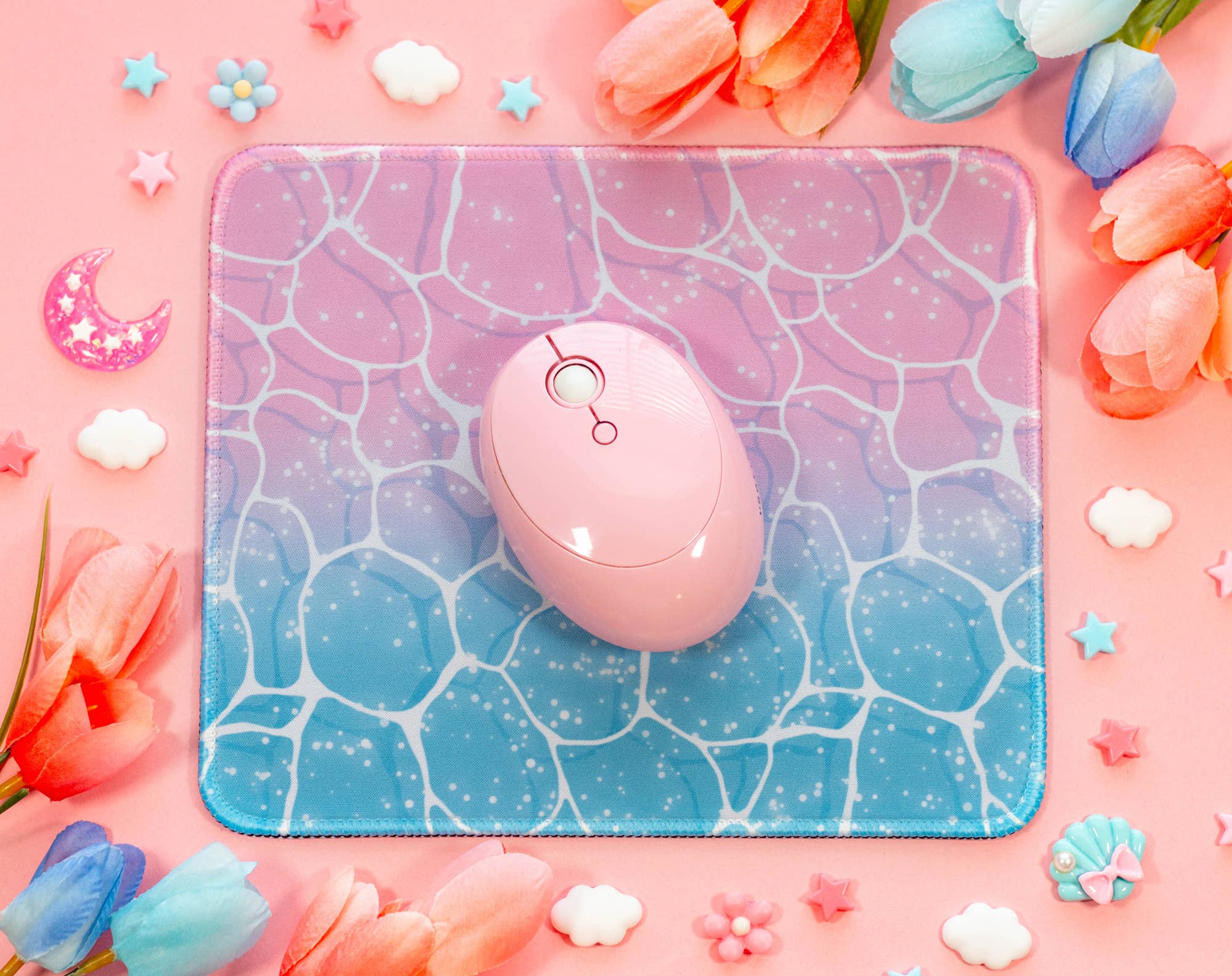 Unicorn Eclipse - Vente Tapis de souris - Tapis de souris Vaporwave Water3