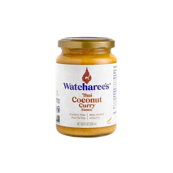 Thai Coconut Curry Sauce (9.8 fl oz) for wholesale by Watcharee's