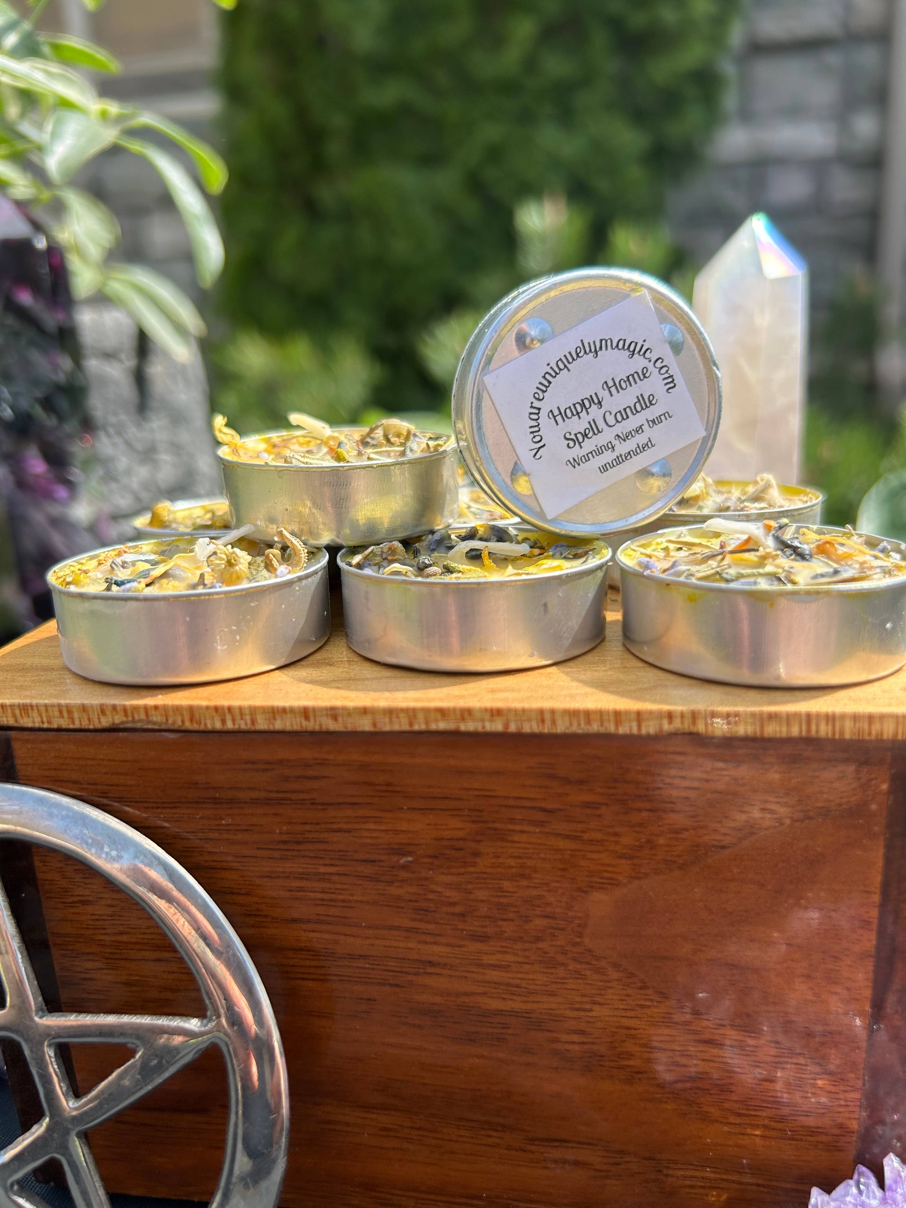 You Are Uniquely Magic - Wholesale Tea Light Candles - Happy Home, To Bring Peace Tealight Spell Candles1