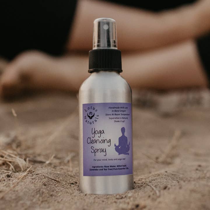 Organic Yoga Mat Spray for wholesale by Lotus Naturals