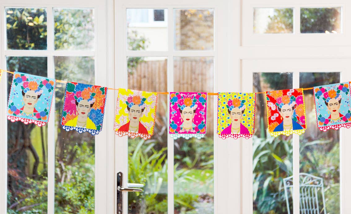 Talking Tables USA - Wholesale Bunting/Garland - Frida Kahlo Bunting | Fiesta Party |7