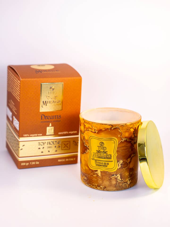 Vela Mirage 200 gr Sueños 6/60 para venta al por mayor de Thd Tophouse