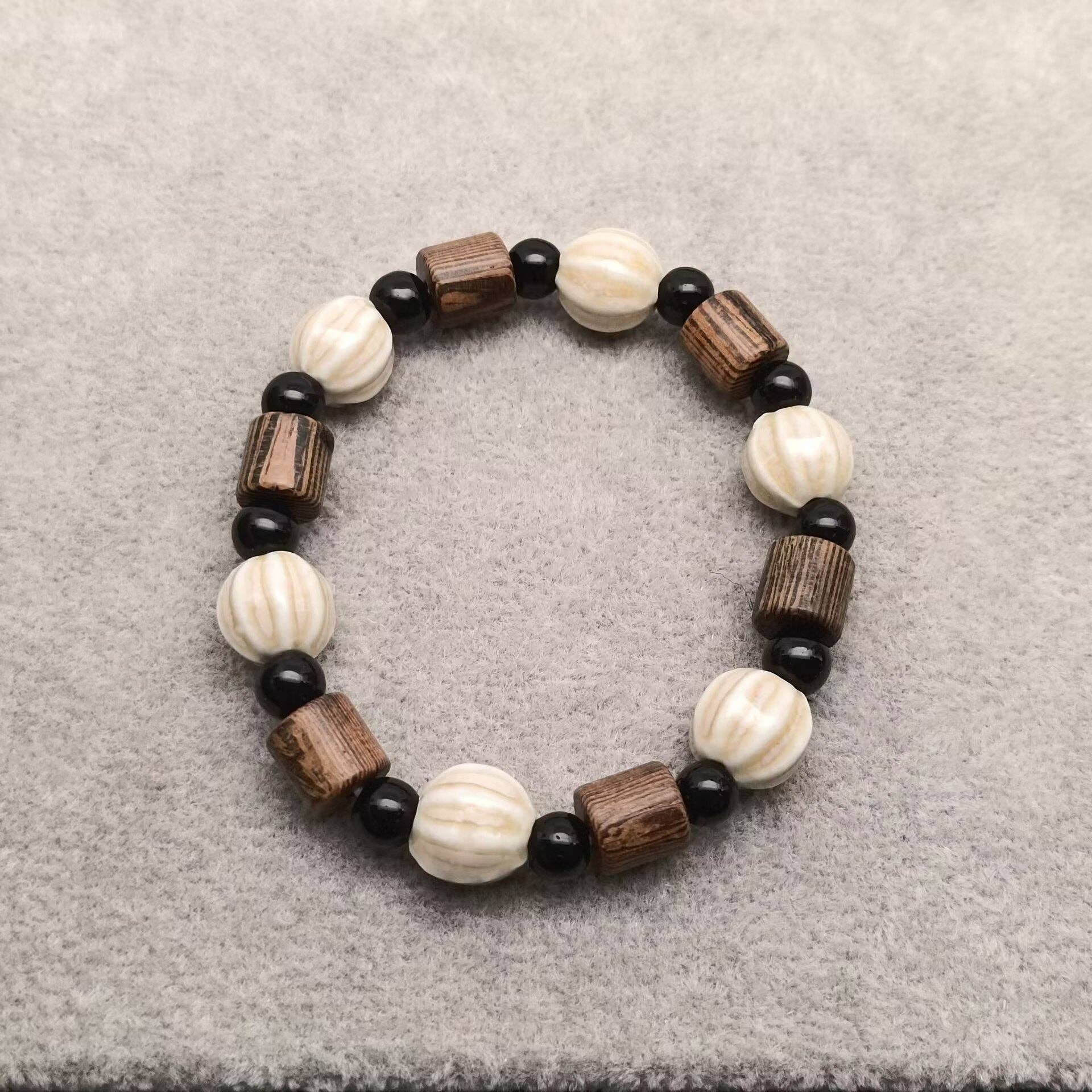 Mio Queena - Wholesale Armband met kralen - Handgemaakte elastische touwarmband met keramische kralen in meerdere stijlen12