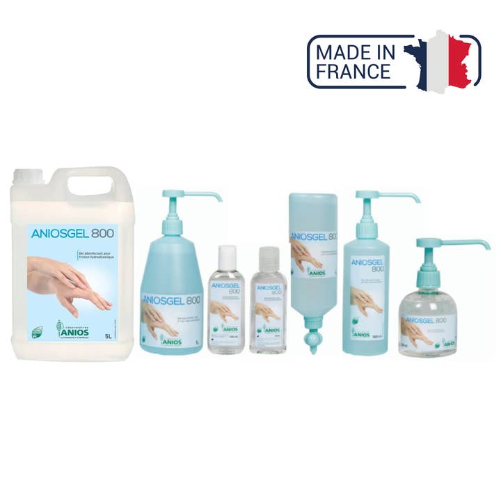 My Podologie - Vendita all'ingrosso Igienizzante per le mani - Aniosgel 800 - Gel disinfettante per frizione idroalcolica - Anios4