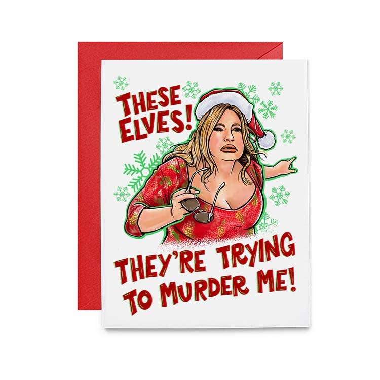 Hello Harlot - Wholesale Christmas Card - Jennifer Coolidge Christmas Card
