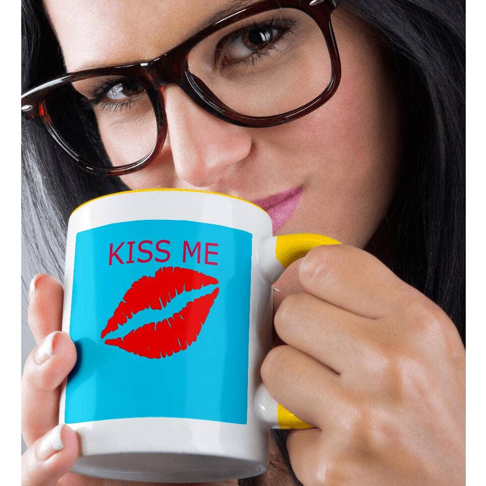 3dRose - Wholesale Coffee Mug - 3dRose, Kiss Me, Mug1