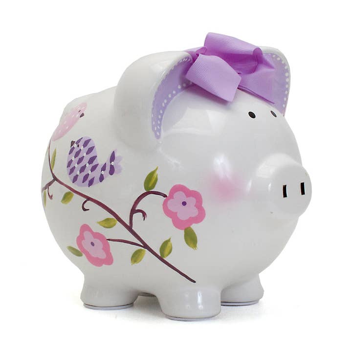 Handpainted Bird Piggy Bank for wholesale by Child To Cherish®