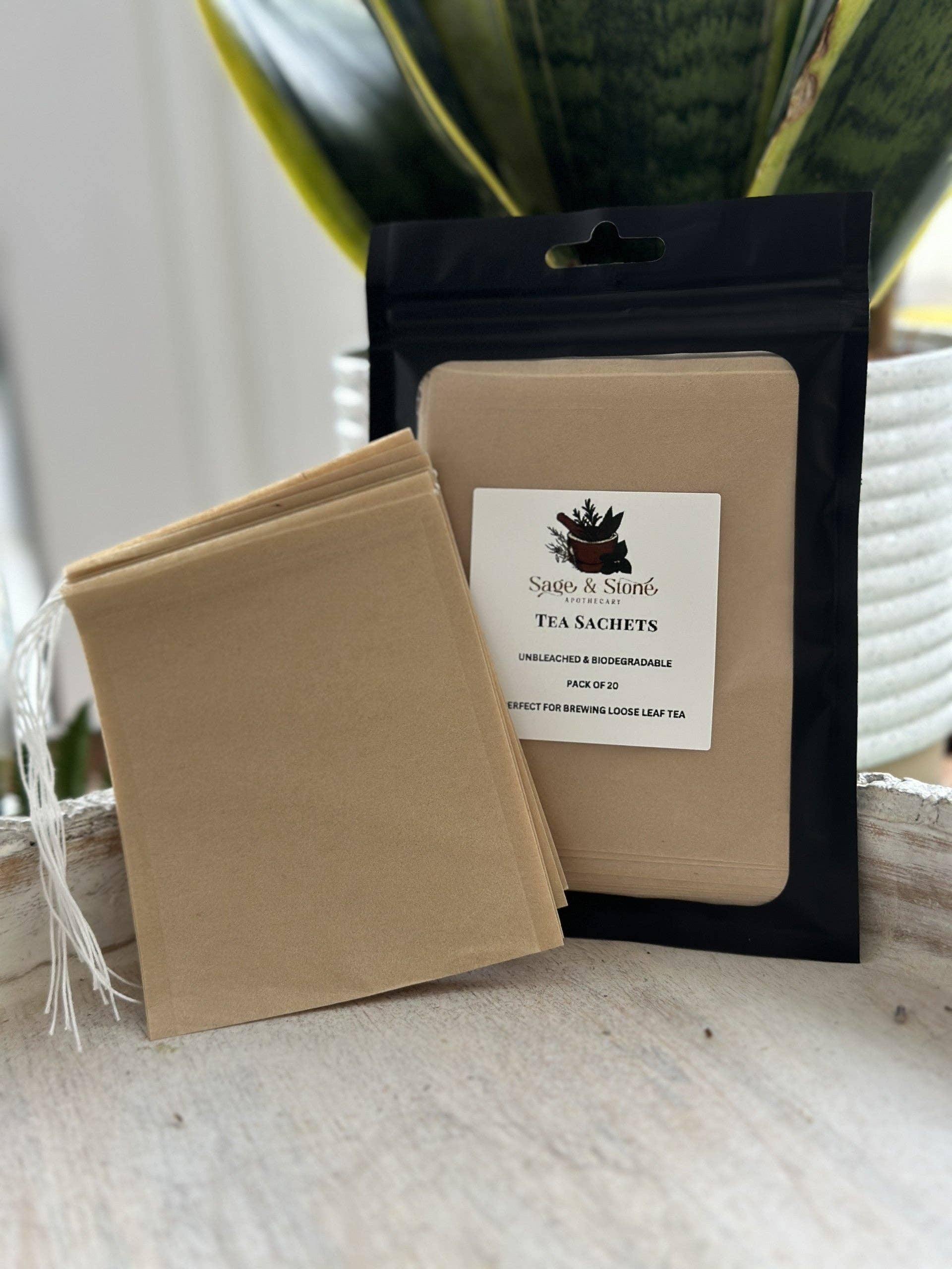 Sage & Stone Apothecary - Wholesale Tea Bags - Tea Sachet biodegradable loose leaf tea bags2