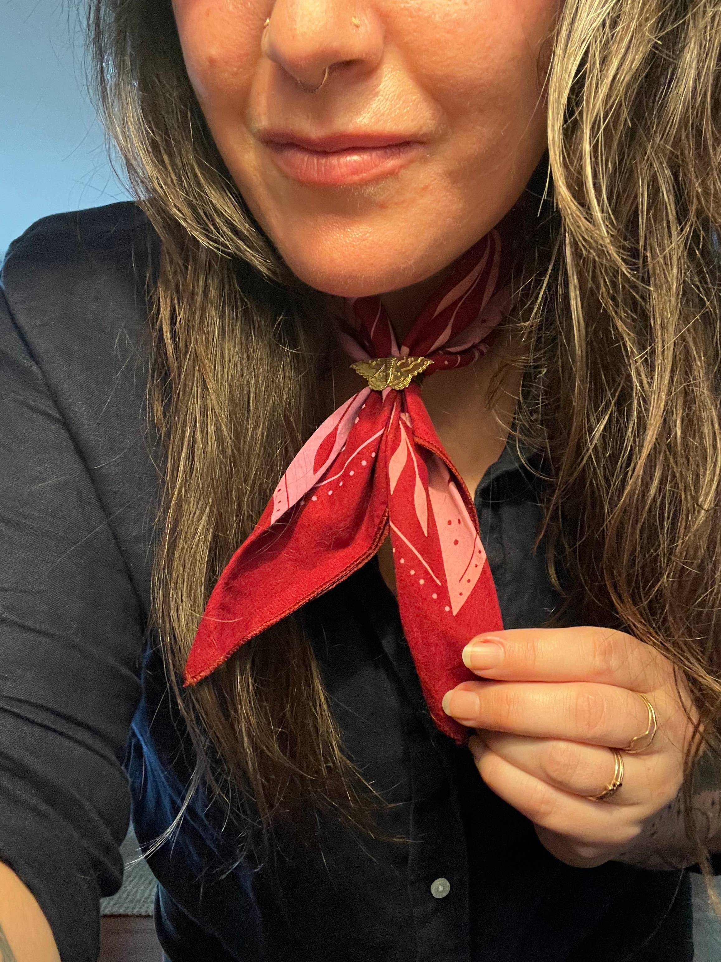 Pen+Pine – Großhandel Bandana – Damen – Witchy Bandana aus Baumwolle mit doppelseitigem Design, 56 cm x 56 cm7