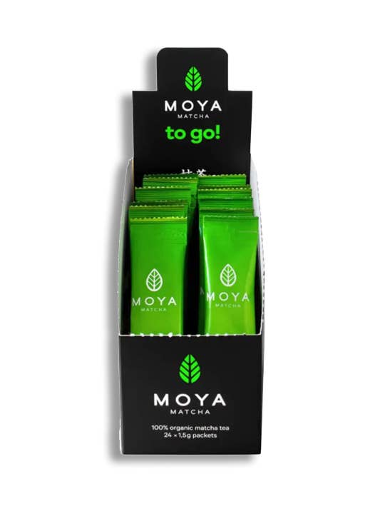 Moya Matcha To Go! Traditional Organic Japanese Green Tea for wholesale by Moya Matcha