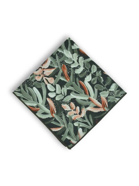 Pocket Square - Protea Green for wholesale by Peggy and Finn