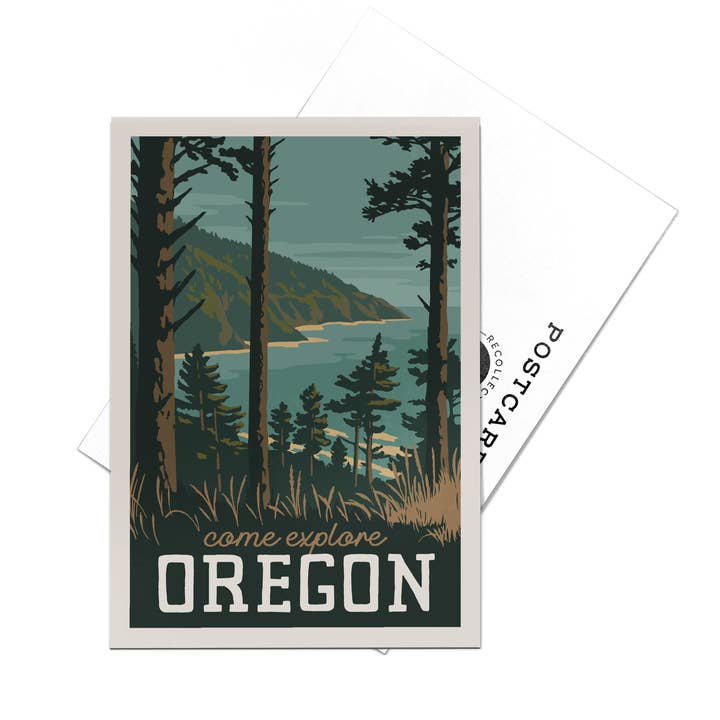 Oregon Coast Postcard for wholesale by Recollection Project