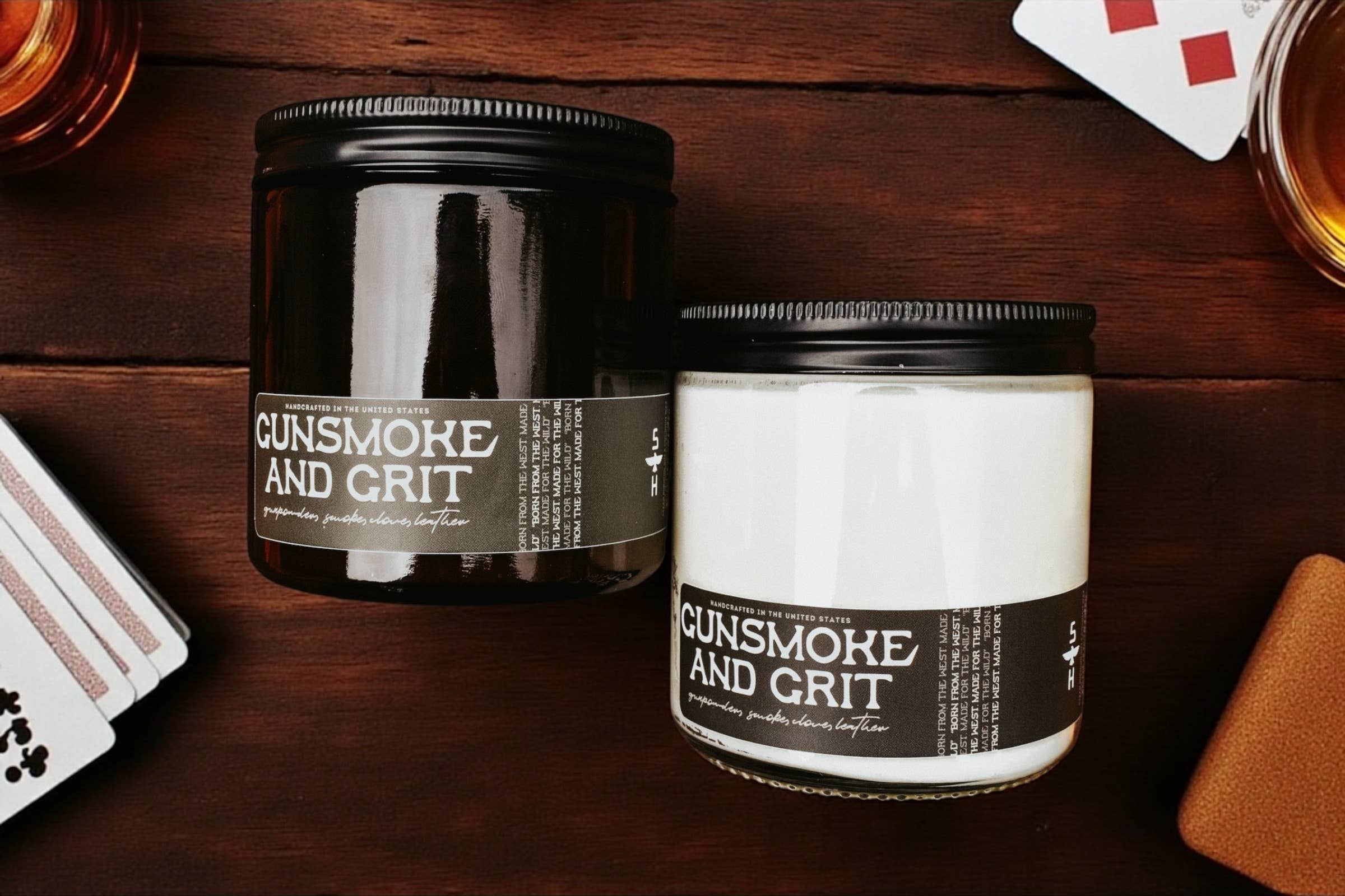 Seventh House Candle - Wholesale Jar/Filled Candle - GUNSMOKE & GRIT - Gunpowder & Clove Candle4