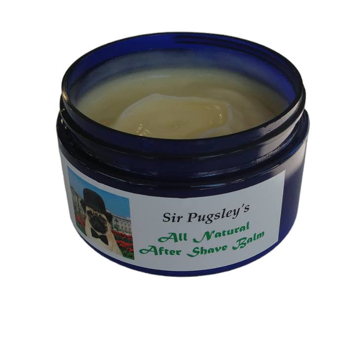 Lou's Organic Lab LLC - Wholesale Aftershave - Men's - All-Natural Sir Pugsley's After Shave Balm 4 oz1