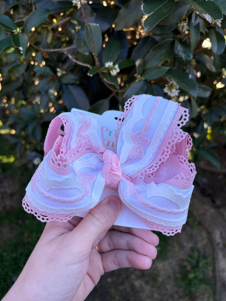 Juliette Bow for wholesale by Pretty Knots Bow Company
