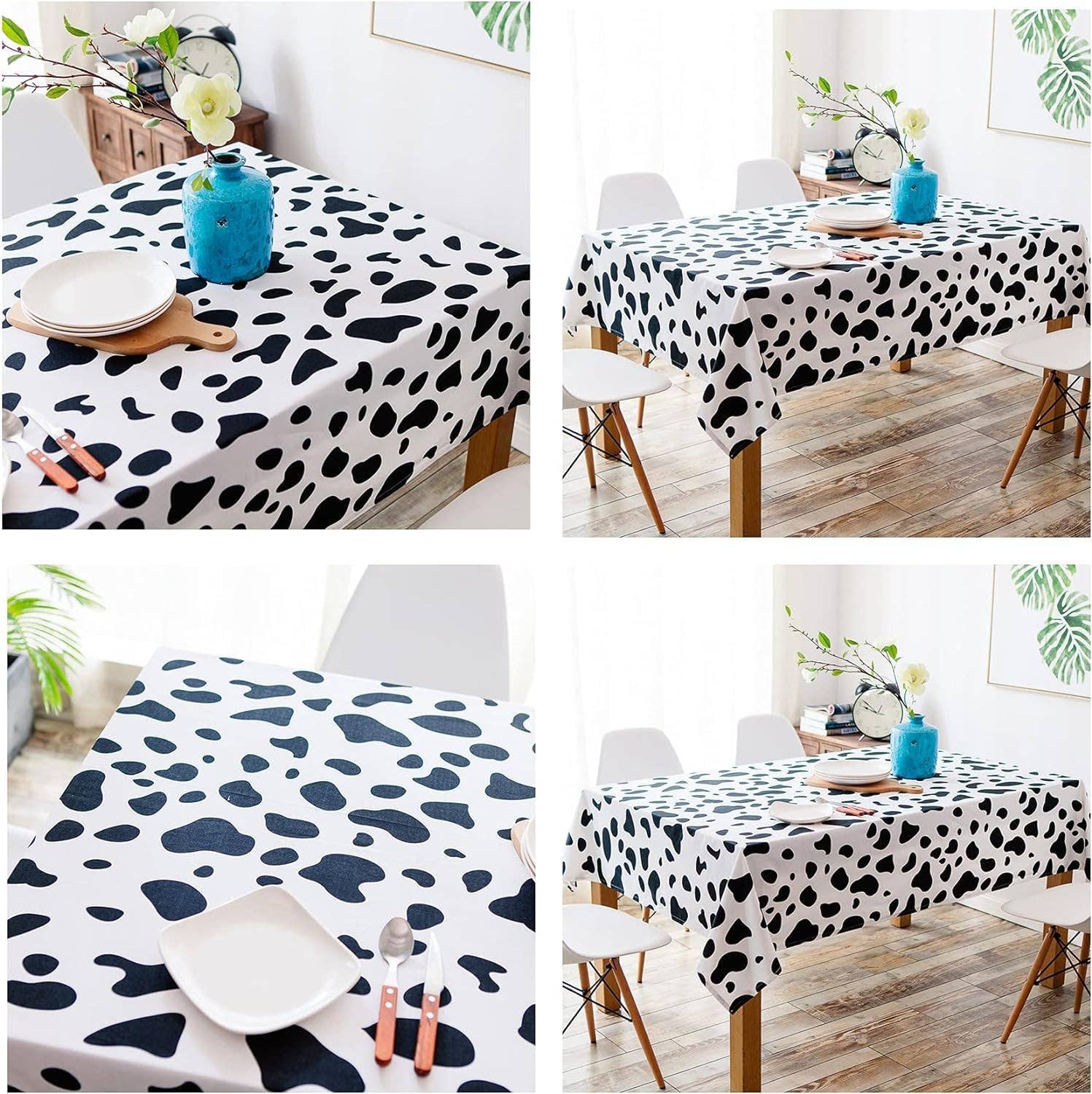 Innovarix - Vente Nappes - Nappe en plastique à motif de vache2