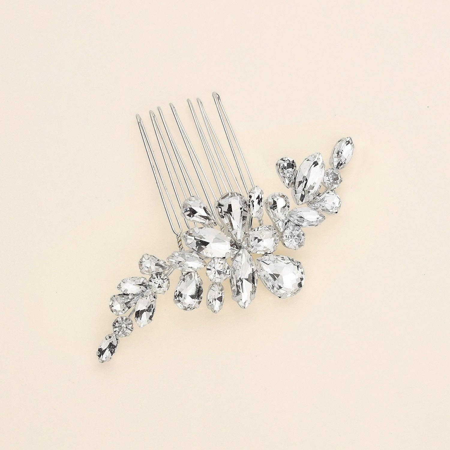 allureweddingjewelry - Wholesale Hair Pin - Erica Crystal Hair Comb1