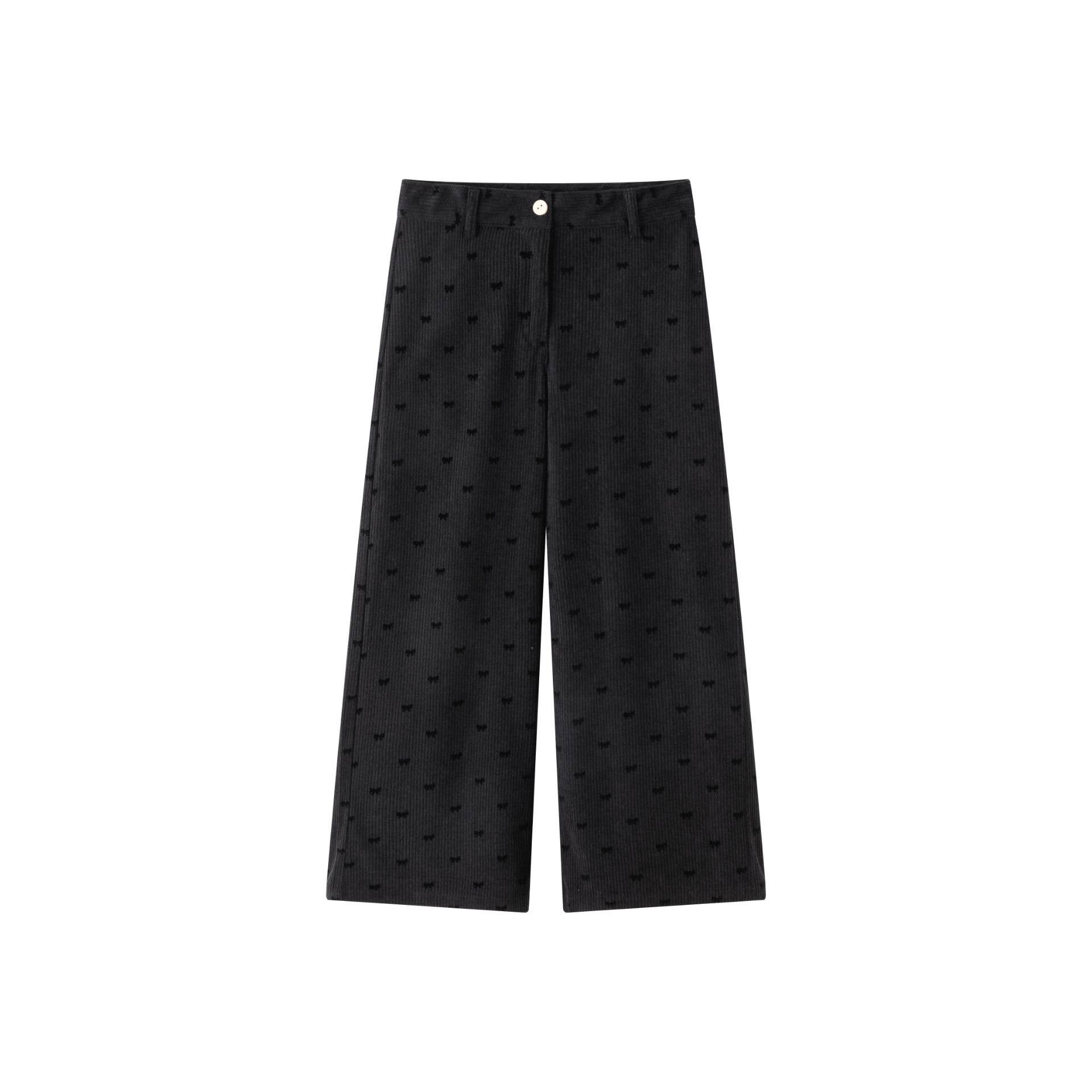 Newness Kids - Wholesale Pants - Kids - Heart print micro-corduroy pants JGI957941