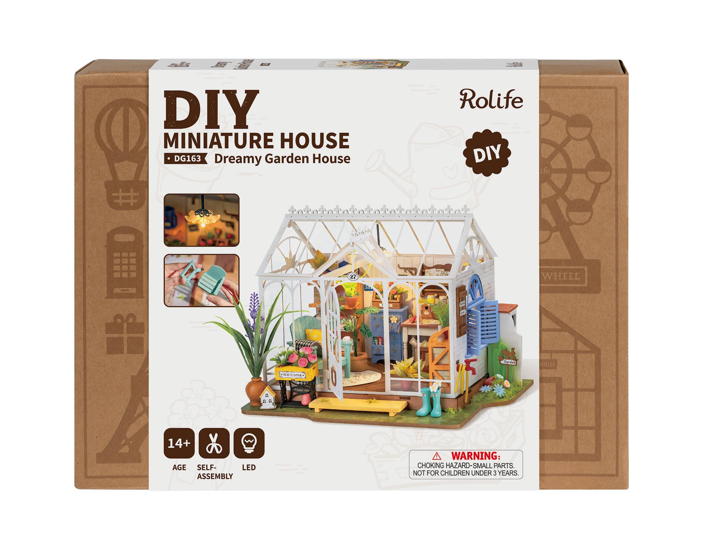 Magnote - Wholesale DIY Craft Kit - Rolife Dreamy Garden House DIY Miniature House Kit1