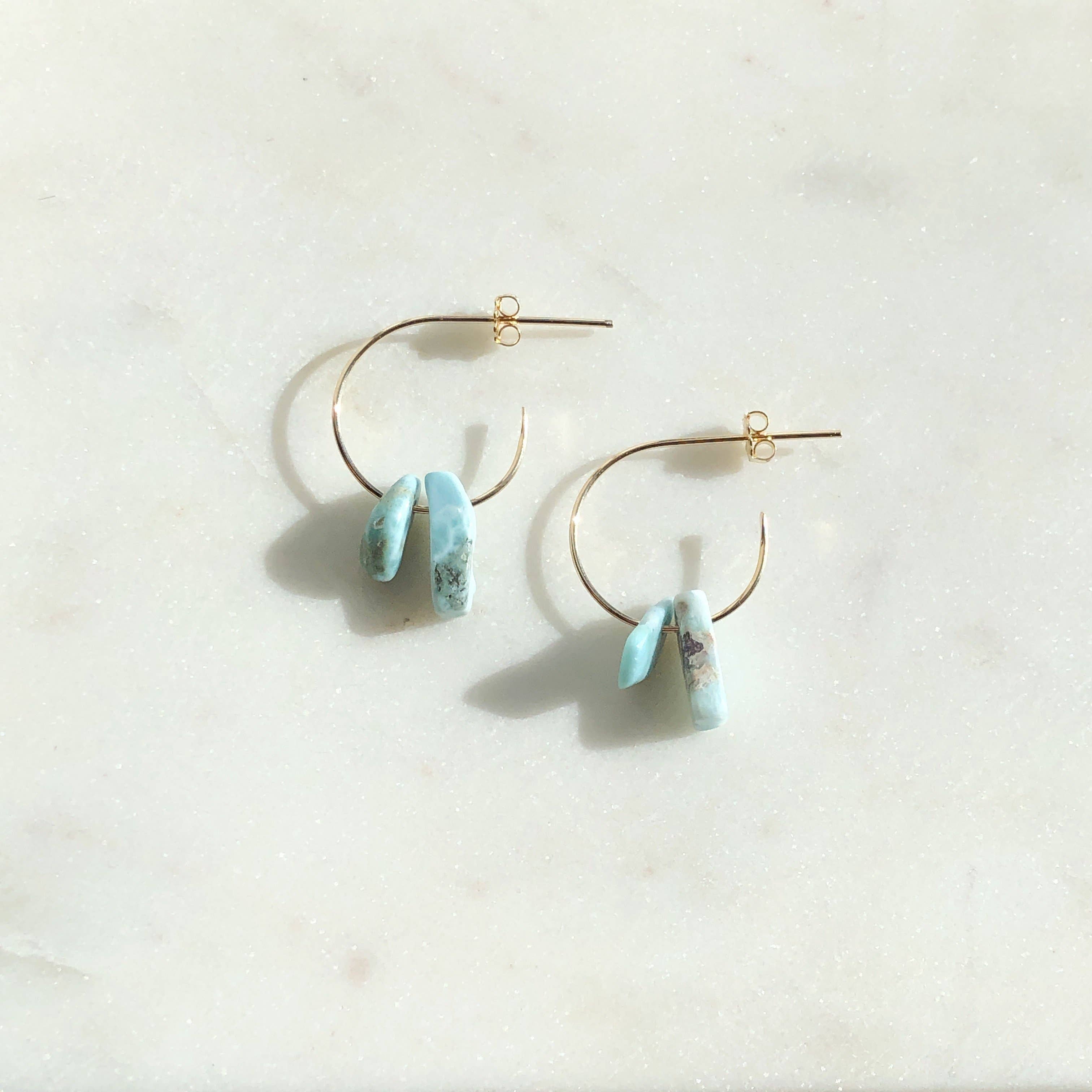 Recyle Teasures Boutique Simple Delicate Beaded Earrings for Women /& Teen Girls