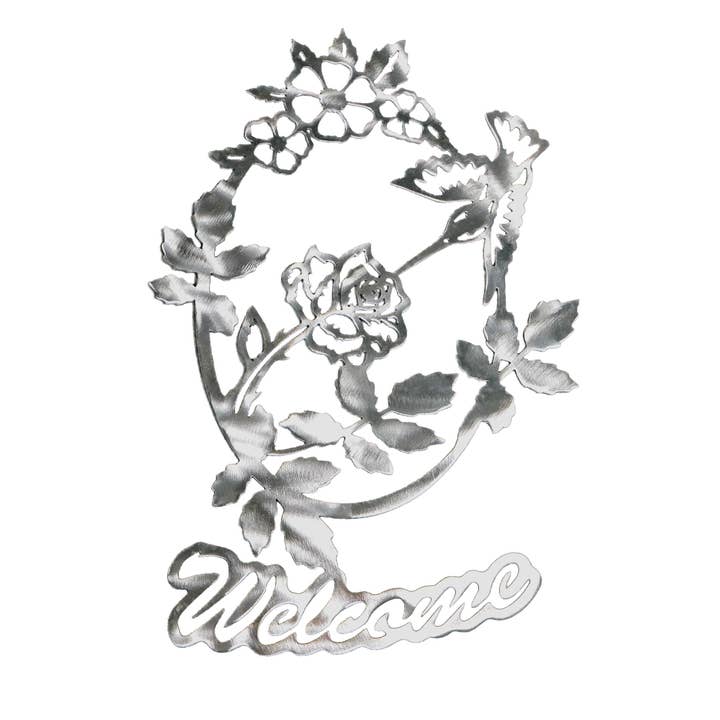 Panneau de bienvenue Colibri pour la vente par Nashville Metal Art®