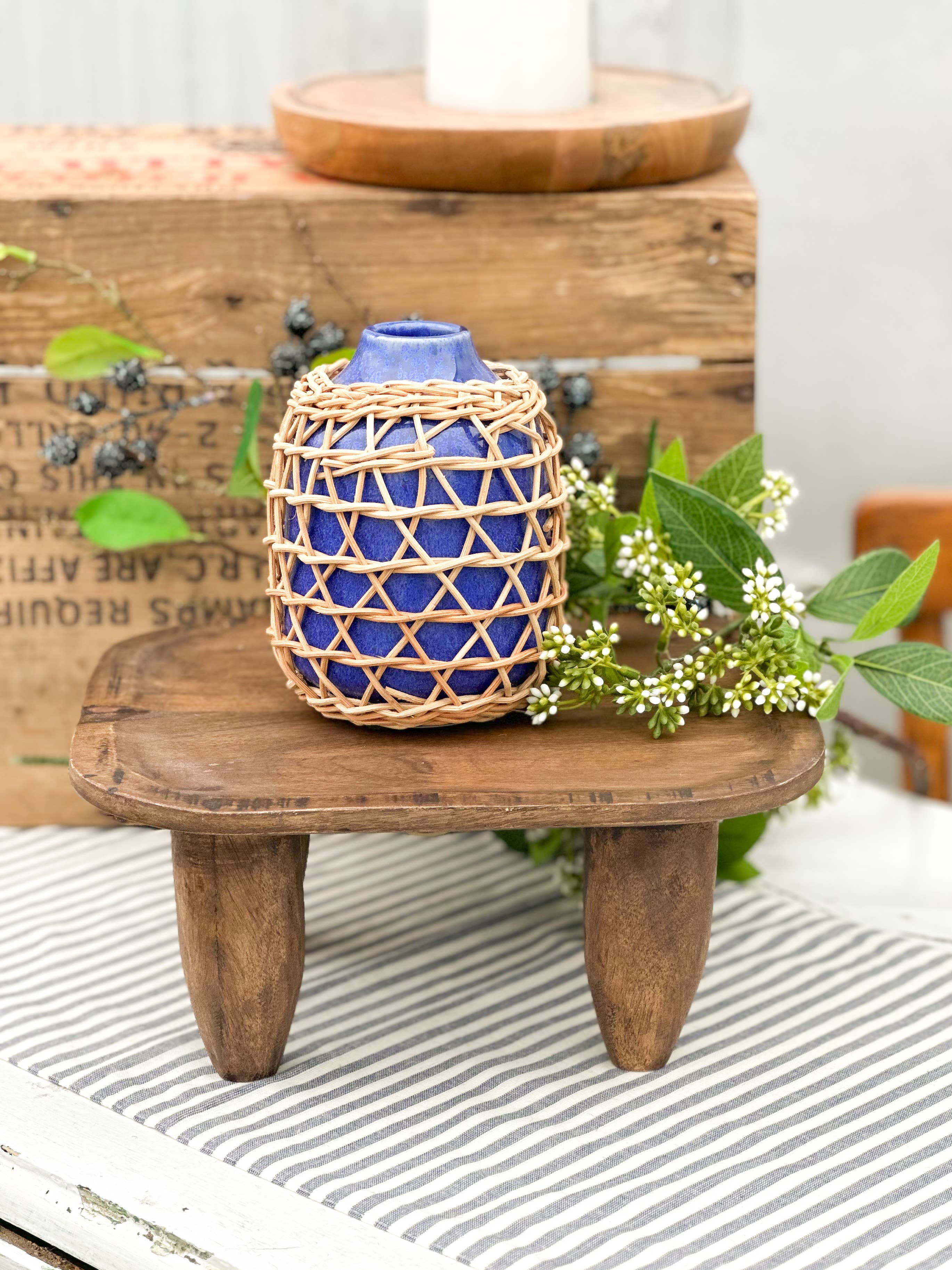 Made Market Co. – Tamborete por atacado – Banco Primitivo Quadrado5