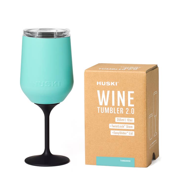 Huski Wine Tumbler 2.0 - Turquoise (Limited Release) for wholesale by Huski